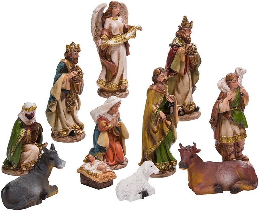 6" Nativity Set with 11 Figures O389857