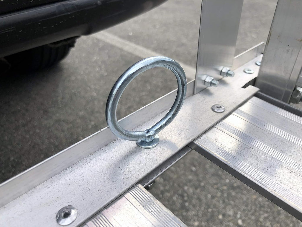 Aluminum Cargo Carrier with High Side Rails and Ramp, 500 lb. Capacity C2930