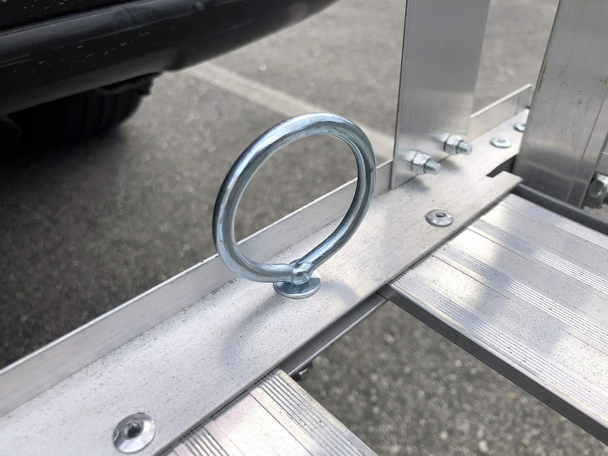 Aluminum Cargo Carrier with High Side Rails and Ramp, 500 lb. Capacity C2930