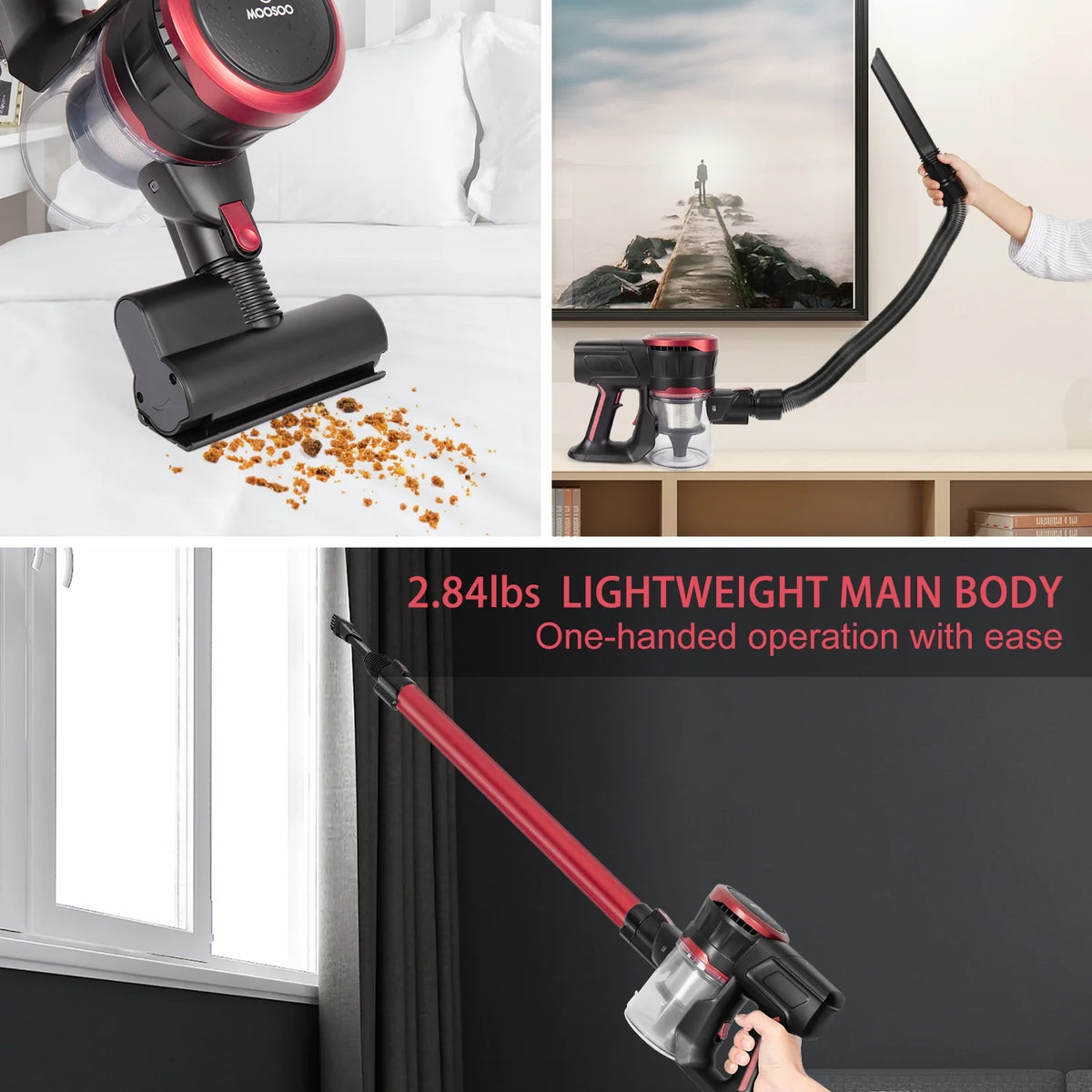 Cordless Stick Vacuum Cleaner 23Kpa B758