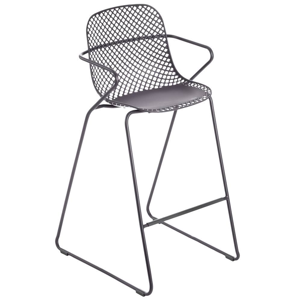 Gris Pavement Barstool, 2/pk L85460