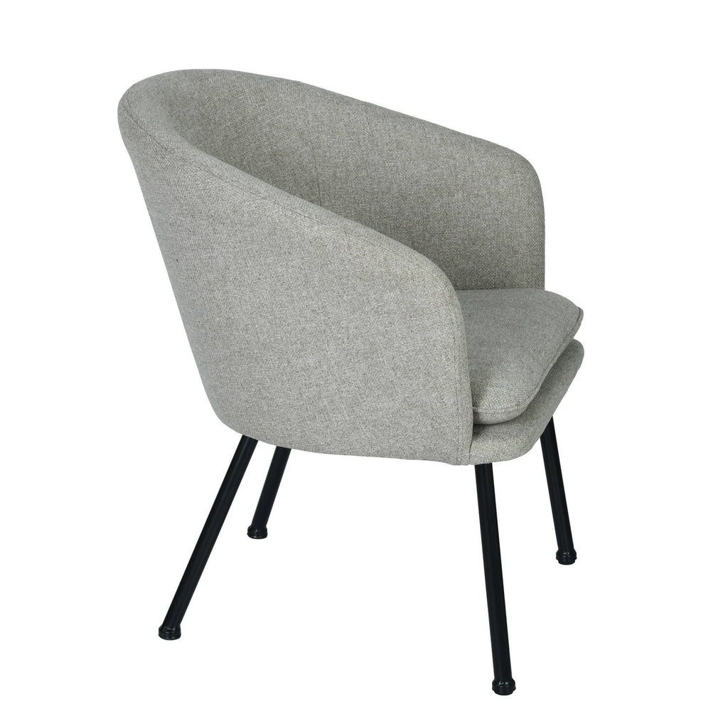 Grey Wicker Accent Arm Chairs E22165