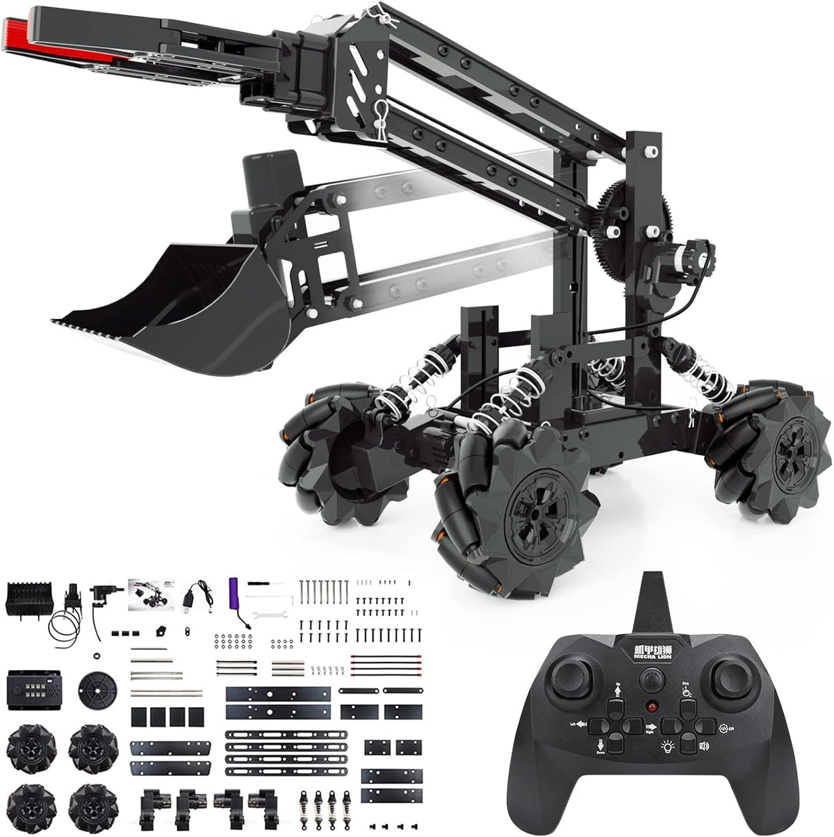 Robot Arm Kit and Remote Control Excavator 3-in 1 Science Kit U208699