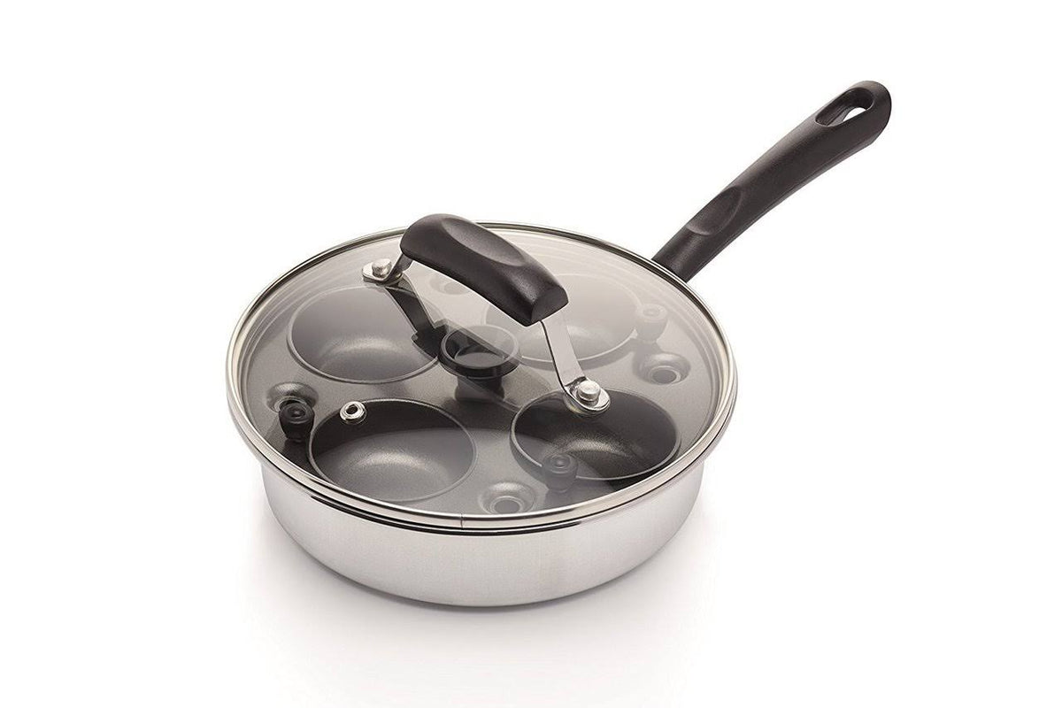 4 Egg Poacher Pan, Carbon Steel, 21 cm X26305