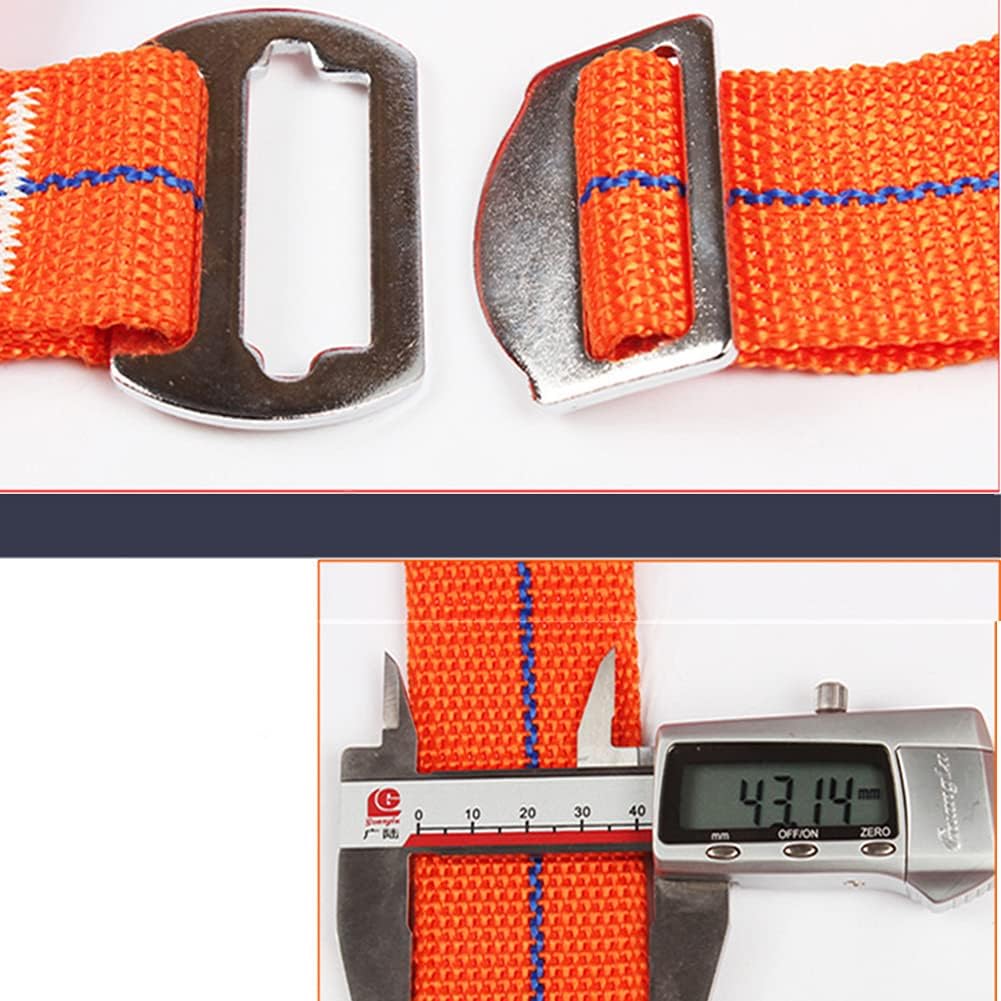 Full Body Safety Harness with Internal Shock Absorbing Lanyard, Orange, Pack of 2 U727999