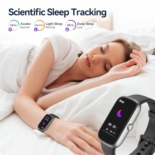 24/7 Heart Rate SpO2 Sleep Monitor Activity Tracker with Step Calorie Counter Pedometer, 21-Day Battery, IP68 Waterproof Fitness Watch E27776