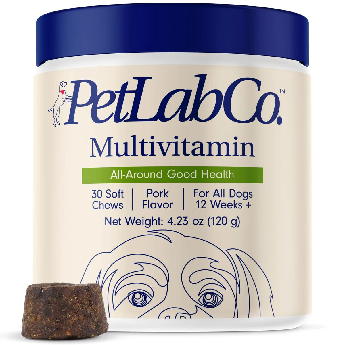 22 in 1 Chewable Pork Flavor Dog Multivitamin P619586