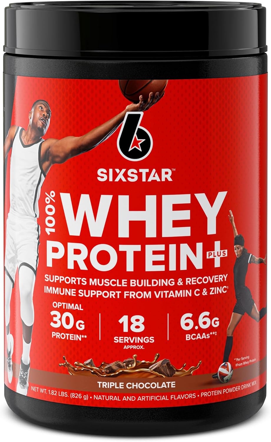100% Whey Protein Plus Triple Chocolate 1.8lbs L1821
