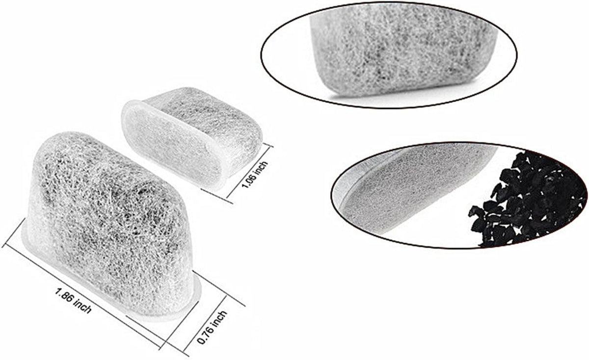 Set of 6 Charcoal Water Filters W11800