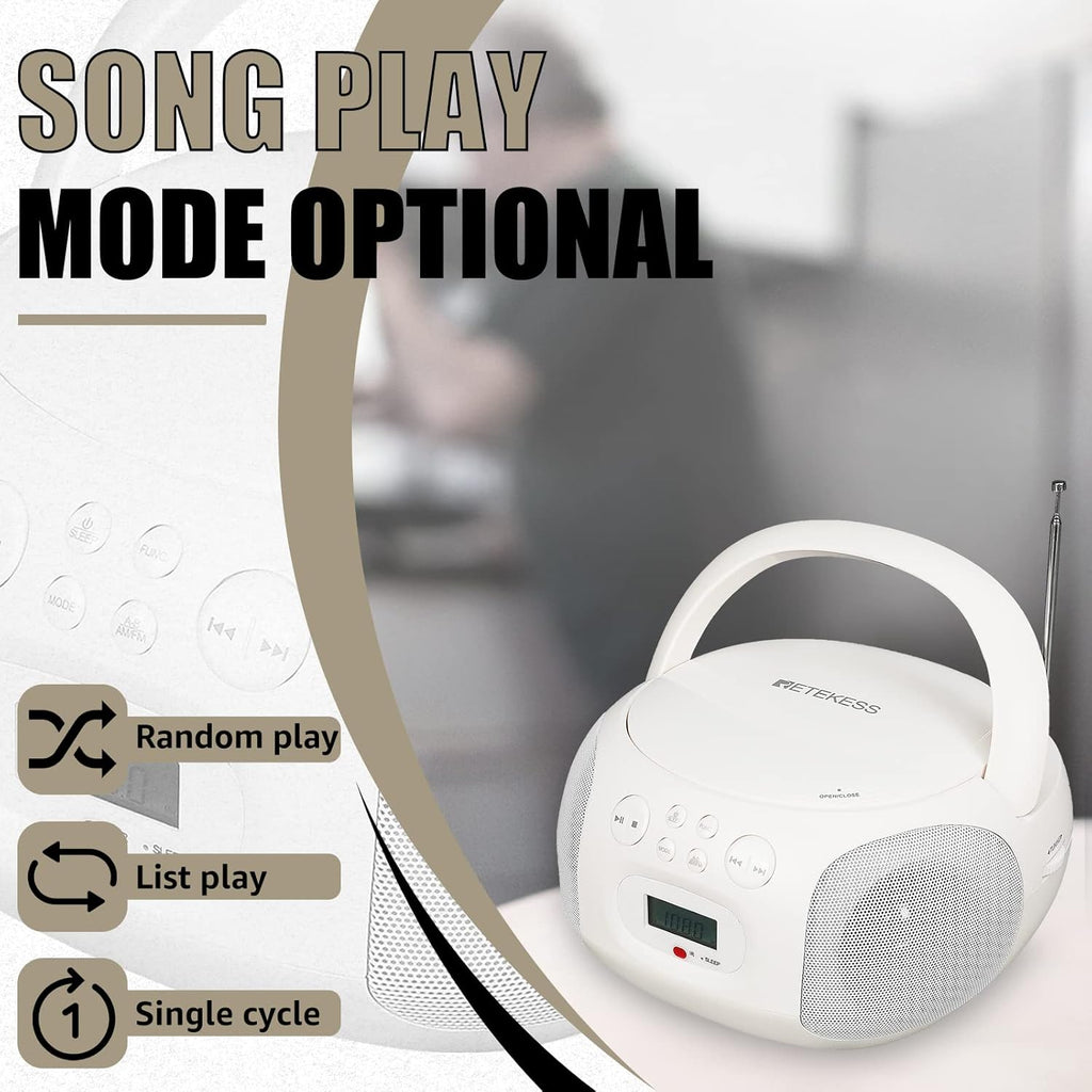 CD and Cassette Player Combo with Remote Control O22474