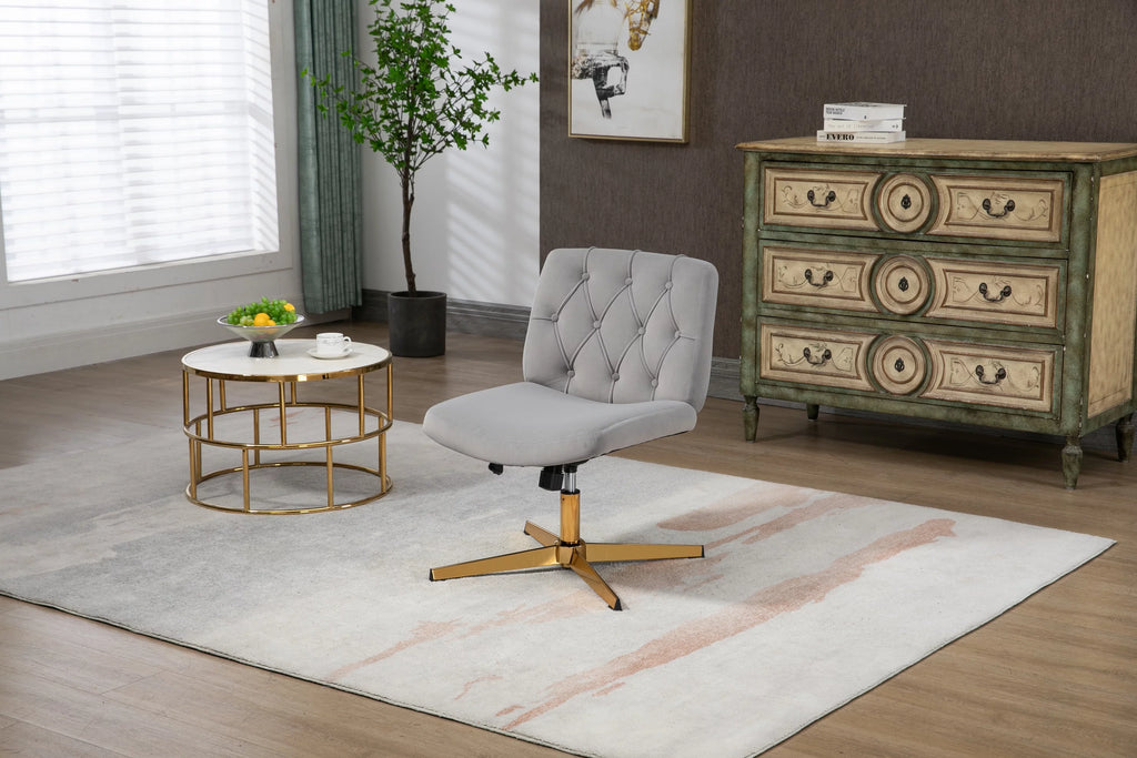 Armless Adjustable Swivel Desk Chair G833