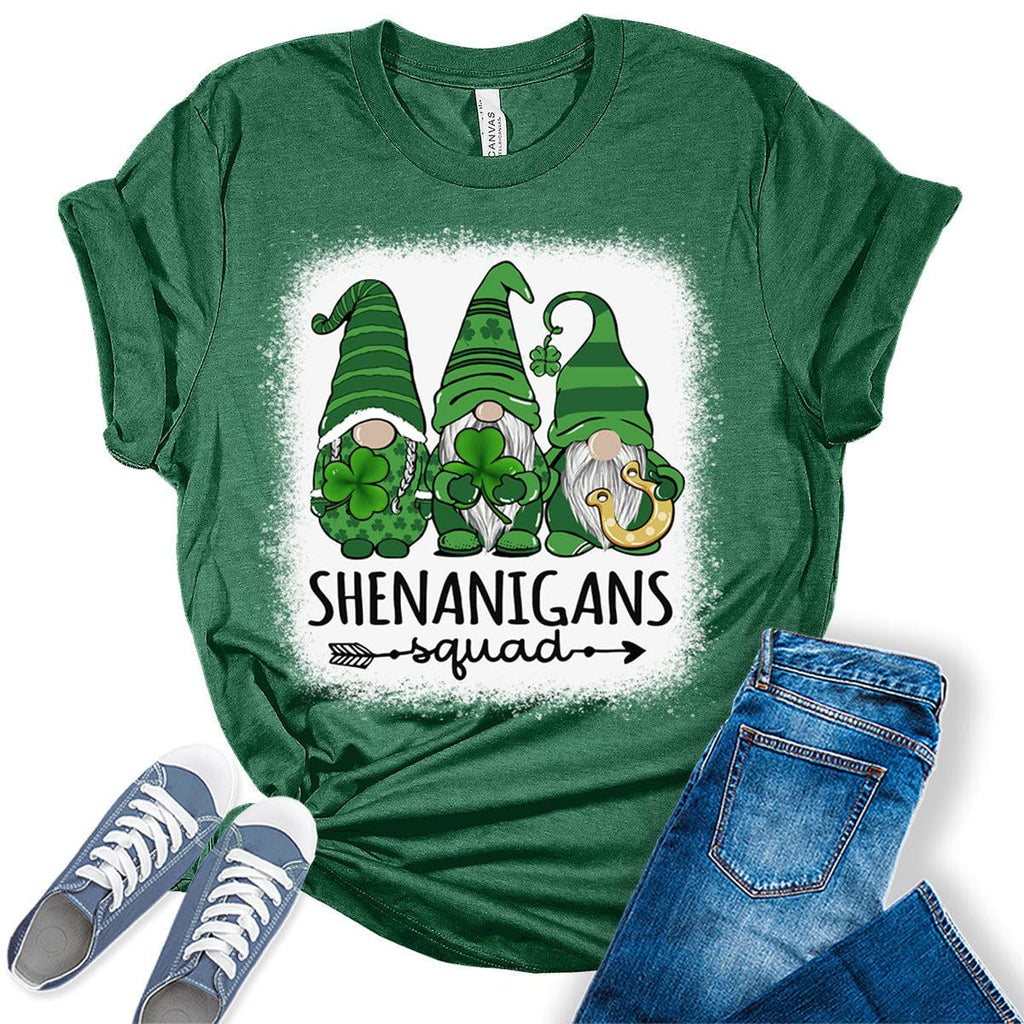 Funny St Patrick's Day Gnomes Shirt A555