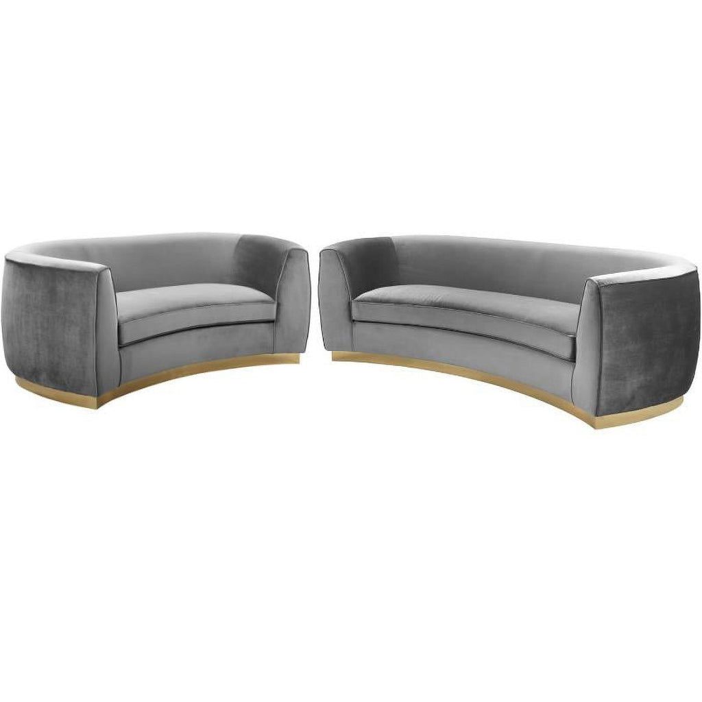 Contemporary Loveseat and Sofa O651590