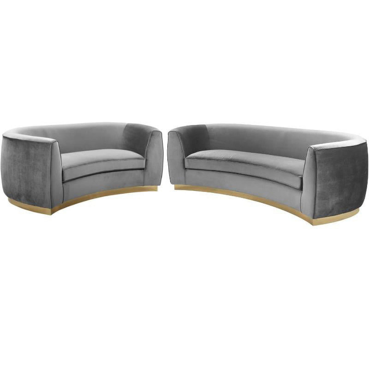 Contemporary Loveseat and Sofa O651590