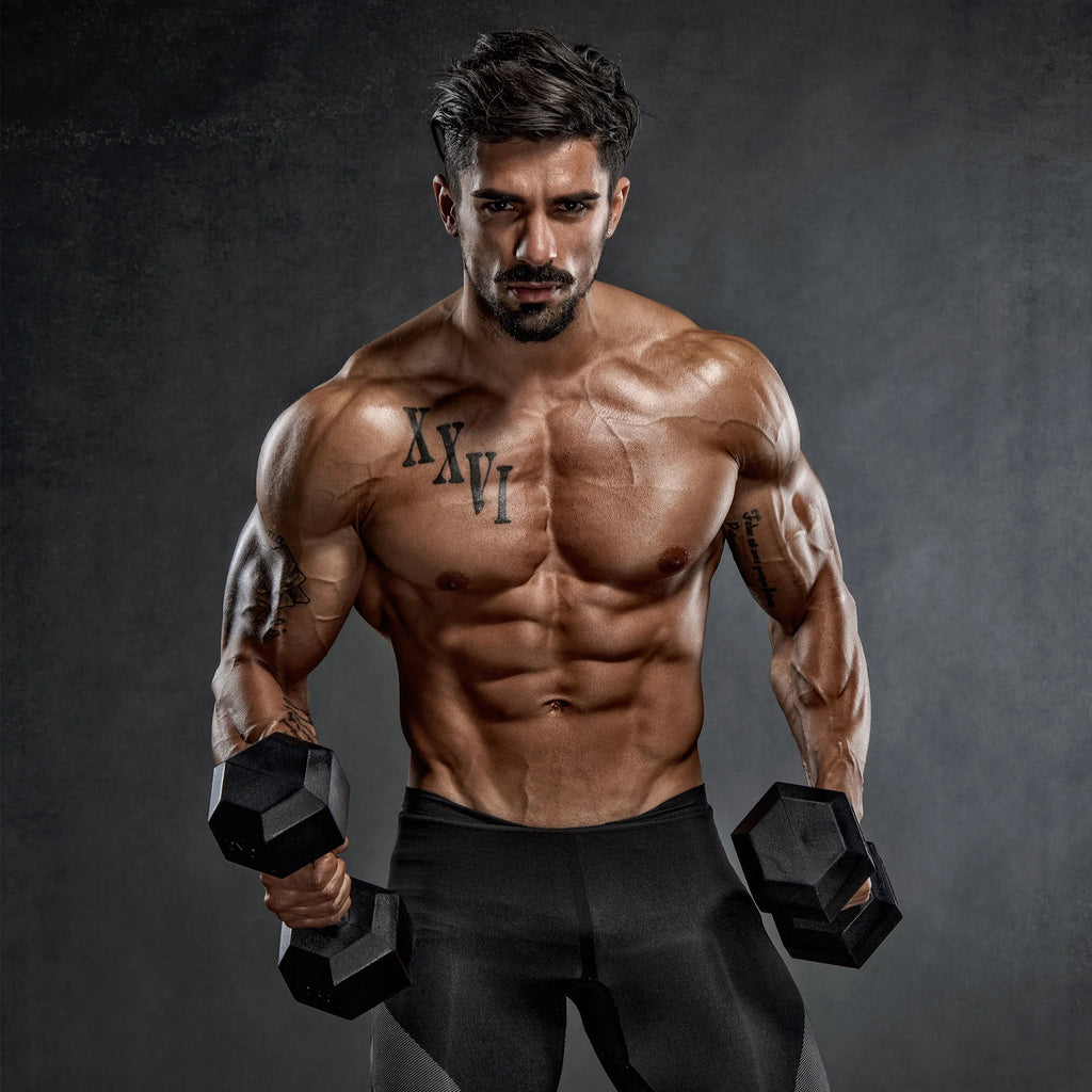 30 Pounds Hexagonal Cast Iron Dumbbell R961