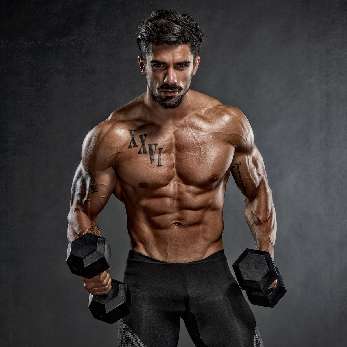 30 Pounds Hexagonal Cast Iron Dumbbell R961