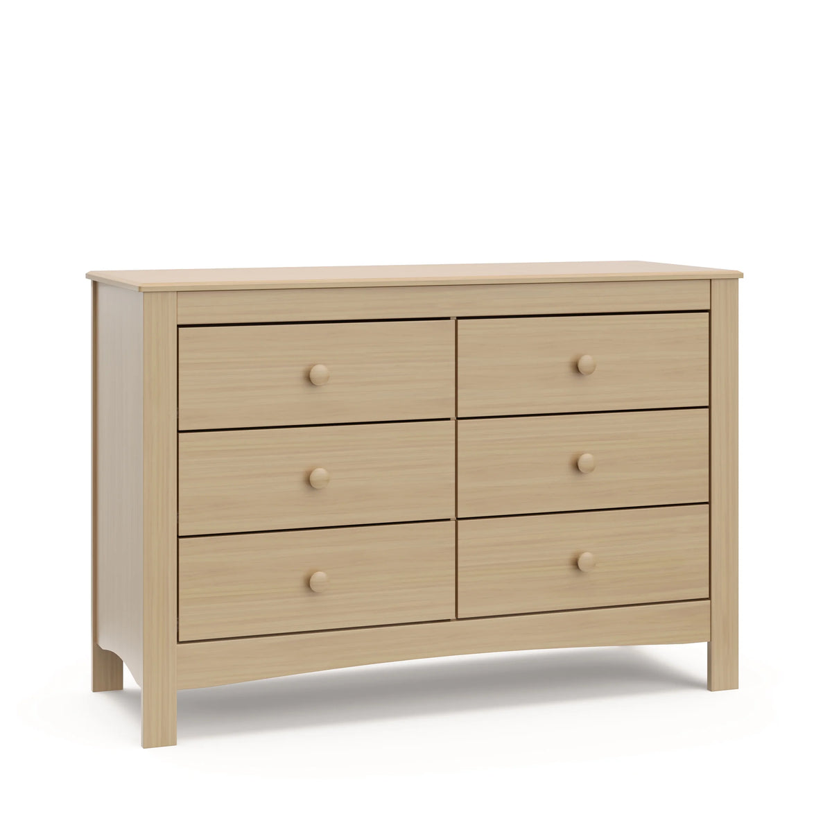 White 6 Drawer Double Dresser U355253