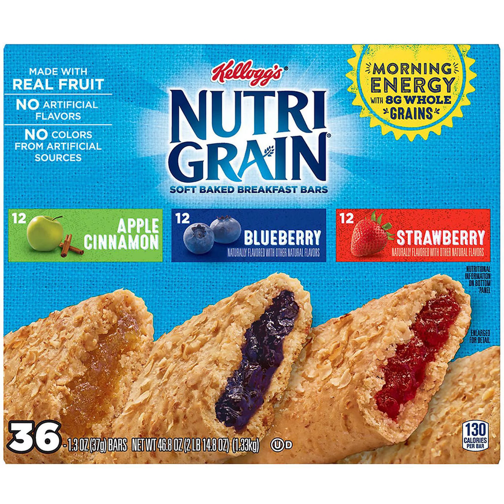 Cereal Bars Variety Pack 1.3 oz 36-Count D642238