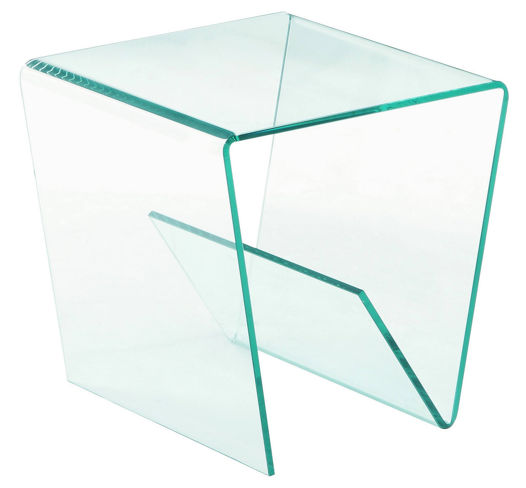 Clear Glass Lamp Table L91467