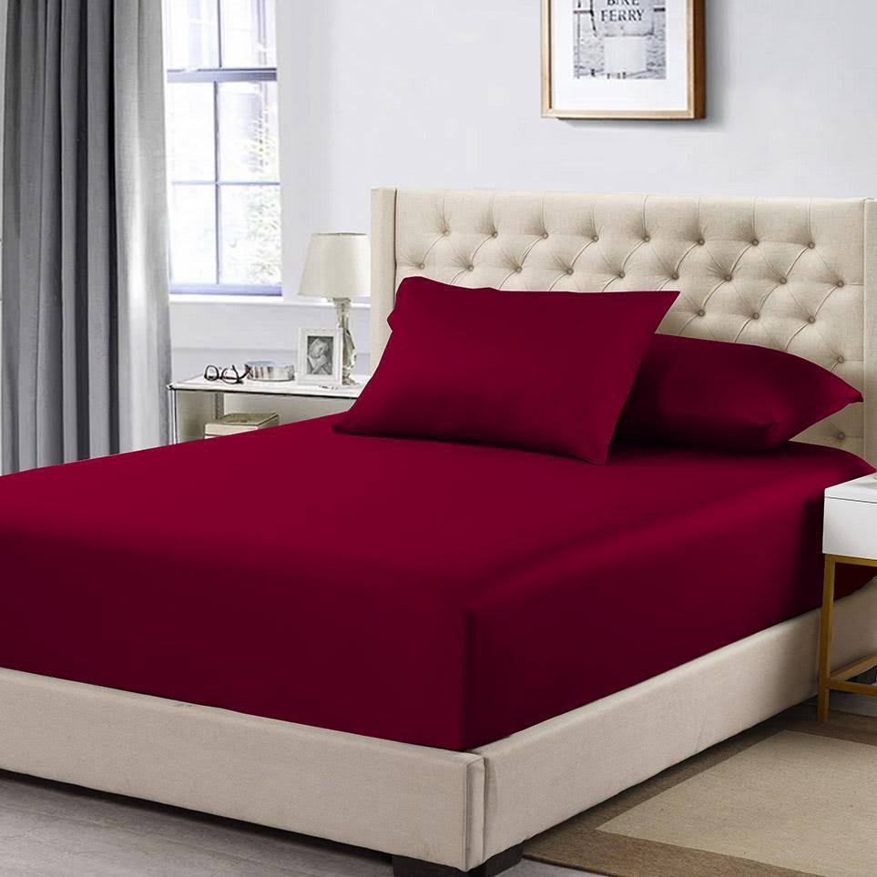 Fitted Sheet Only Cotton Solid 600TC California King H337