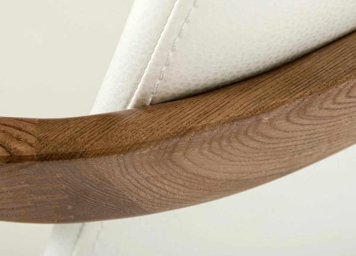 Walnut Cream Dining Chair F44236