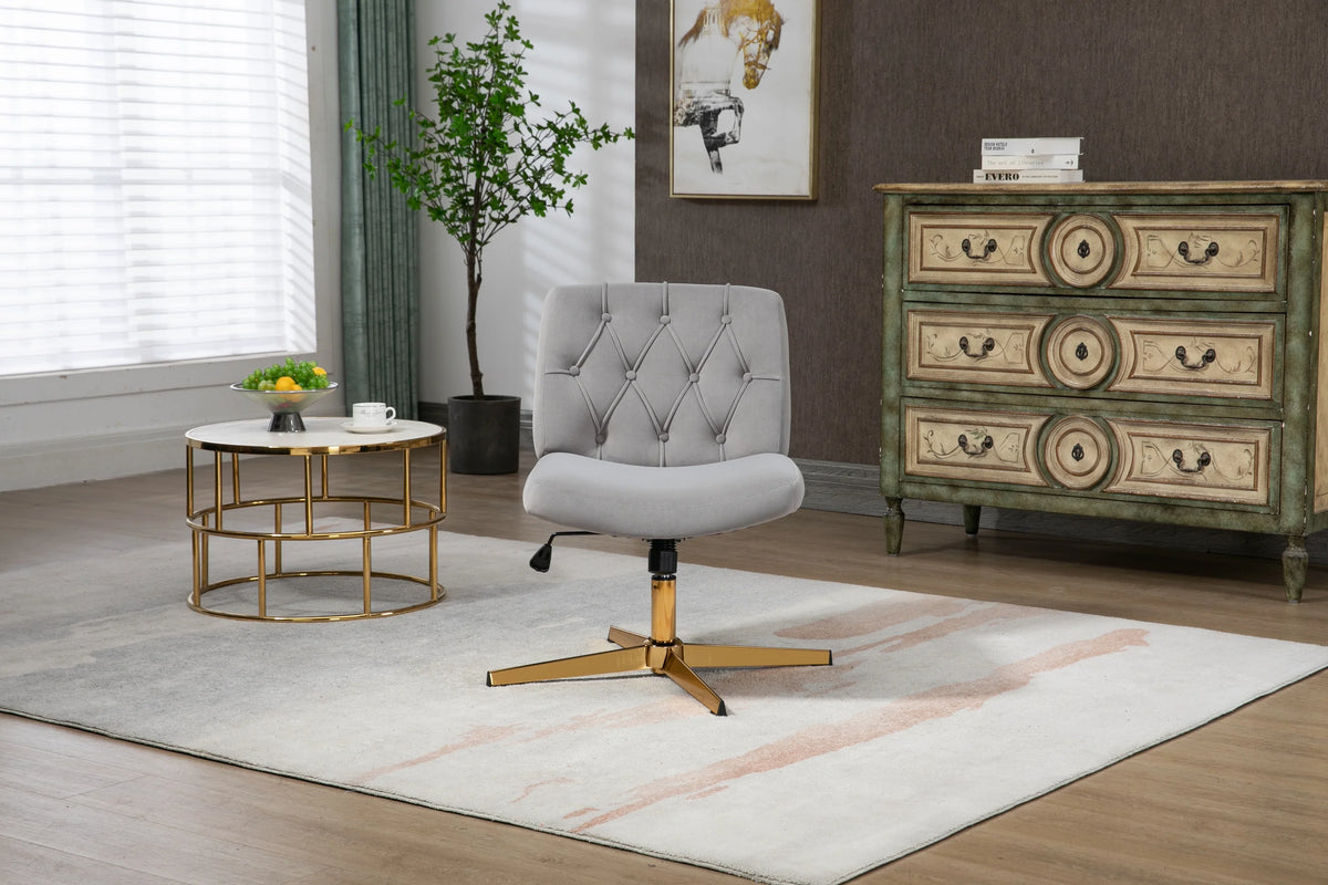 Armless Adjustable Swivel Desk Chair G833