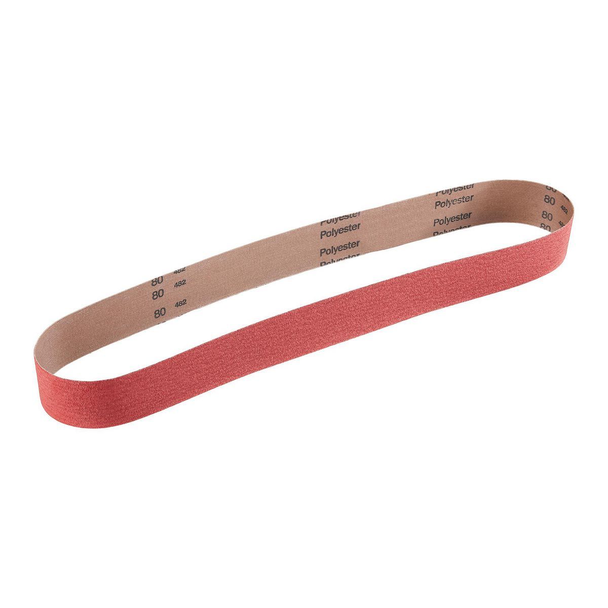2 in. x 48 in. 80-Grit Ceramic Alumina Sanding Belts 2-Pack Q582