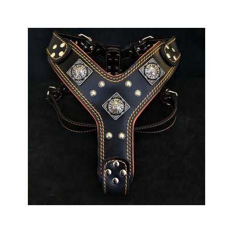 Dog Leather Harness O50148
