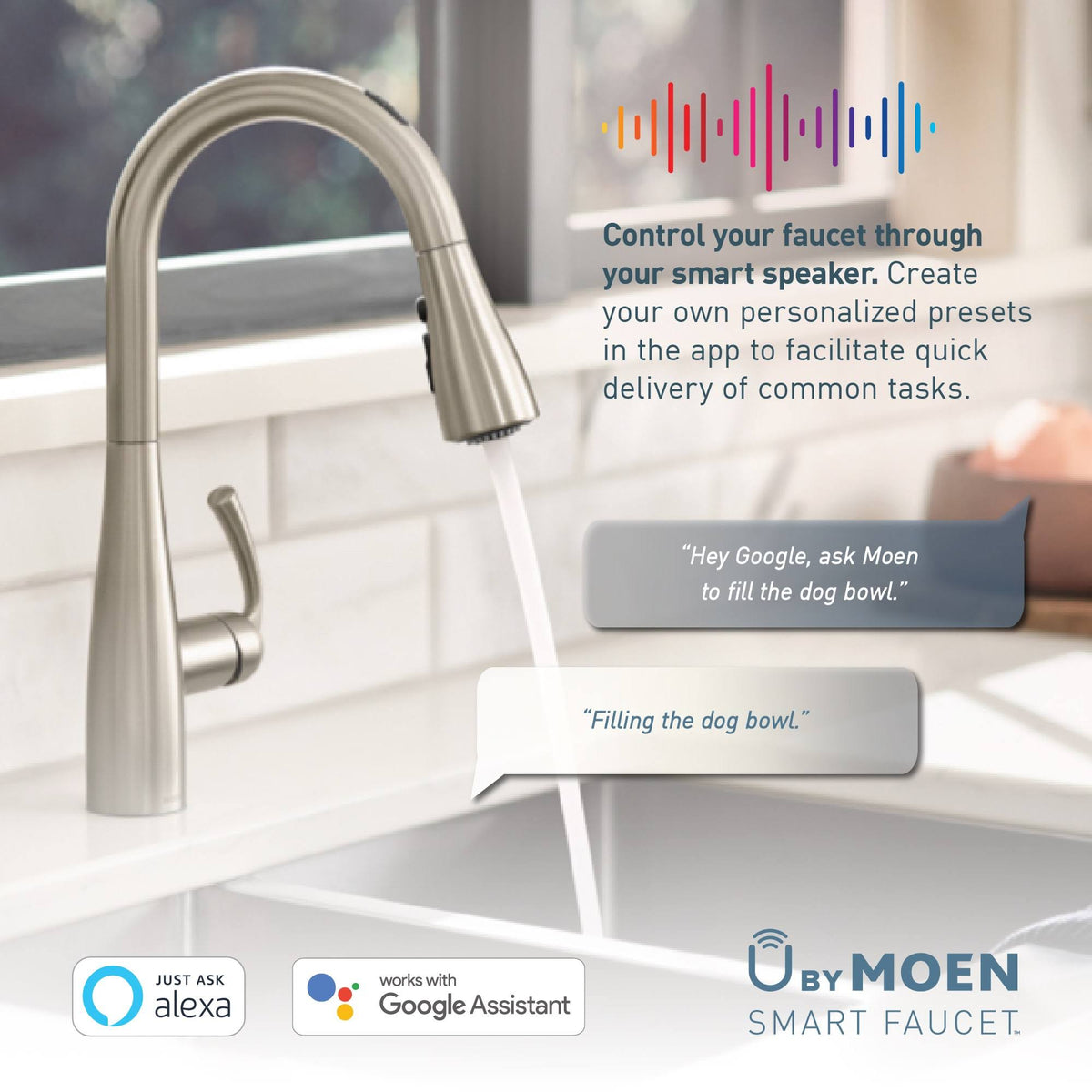 Chrome One-Handle Pulldown Kitchen Faucet D9377