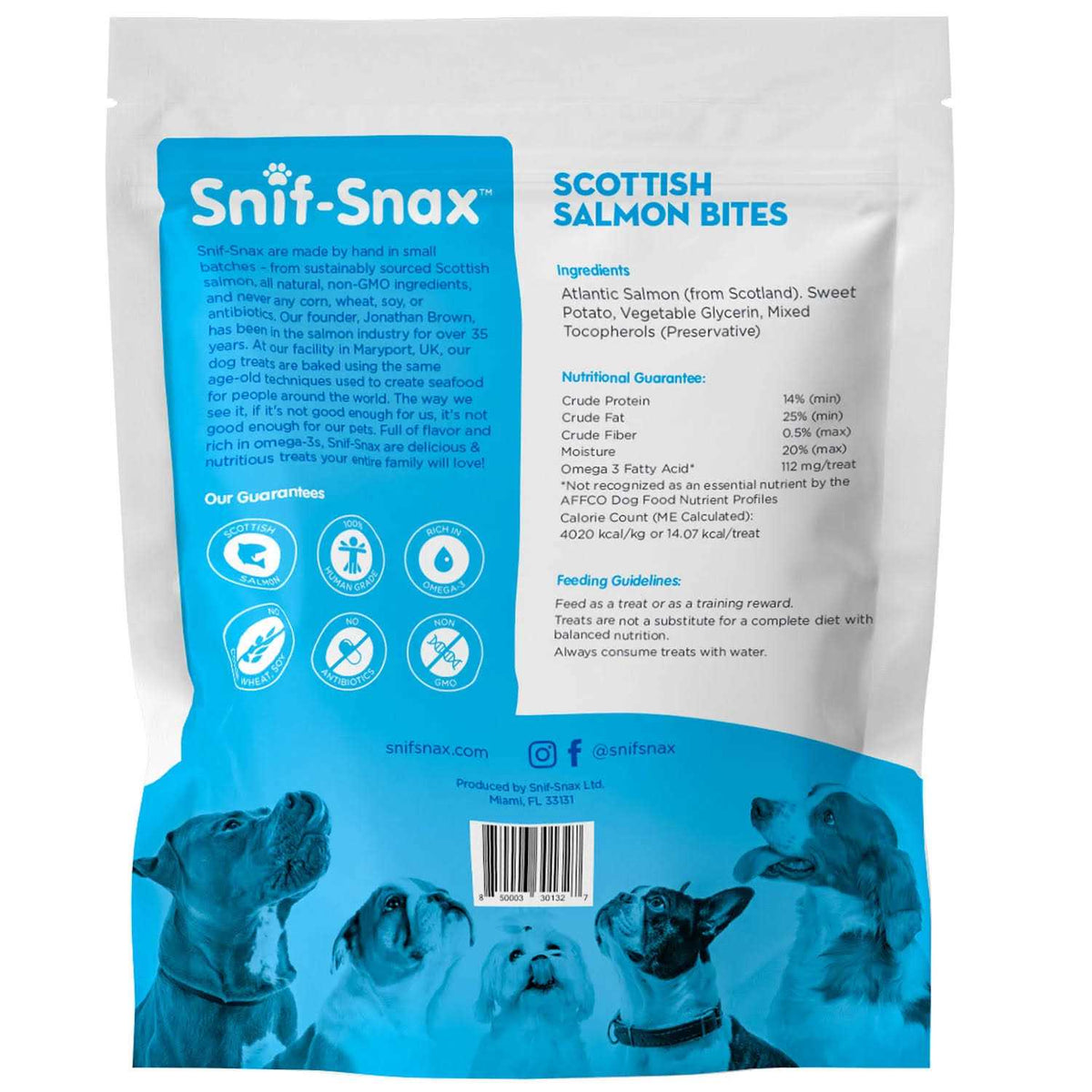 Scottish Salmon Bites Dog Treats B159342