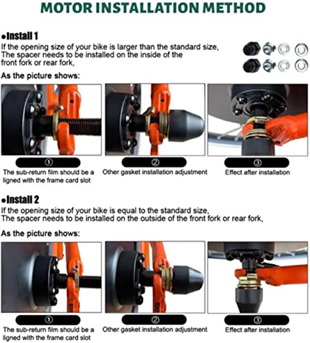 Electric Bike Conversion Kit Rear Wheel with LCD Display U578