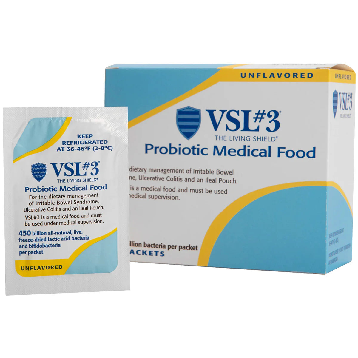 450 Billion CFU Probiotic Powder 30 Packets F3076
