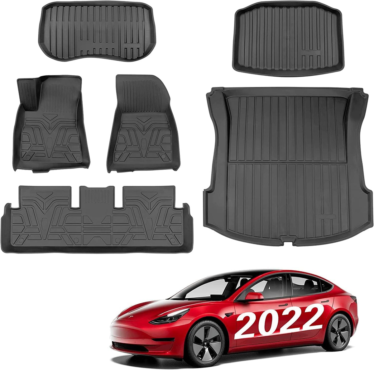 Model 3 TPE All-Weather Floor Mat Set H561