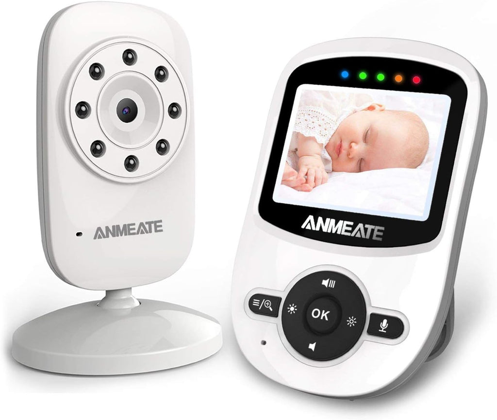 Video Baby Monitor with Digital Camera, 2.4Ghz Wireless, Night Vision, 2-Way Talk, 2.4inch, Pack of 2 O993