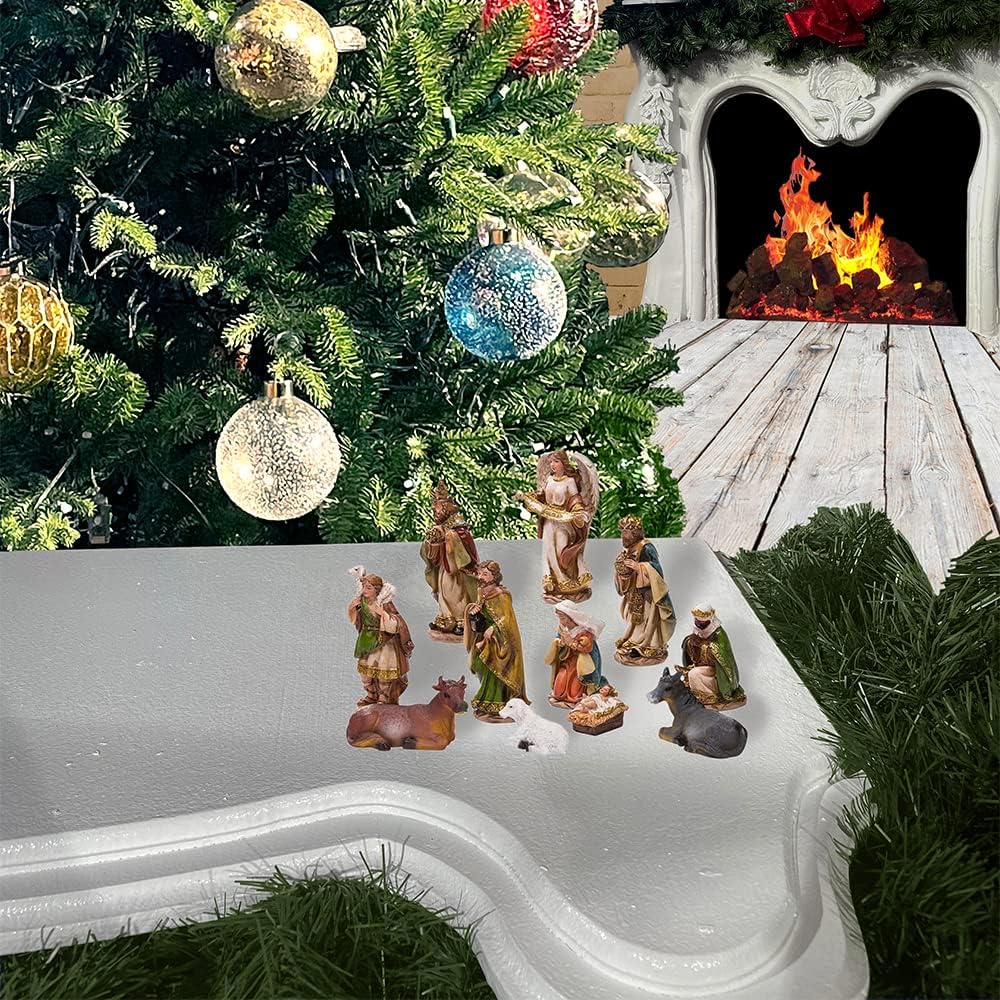6" Nativity Set with 11 Figures O389857