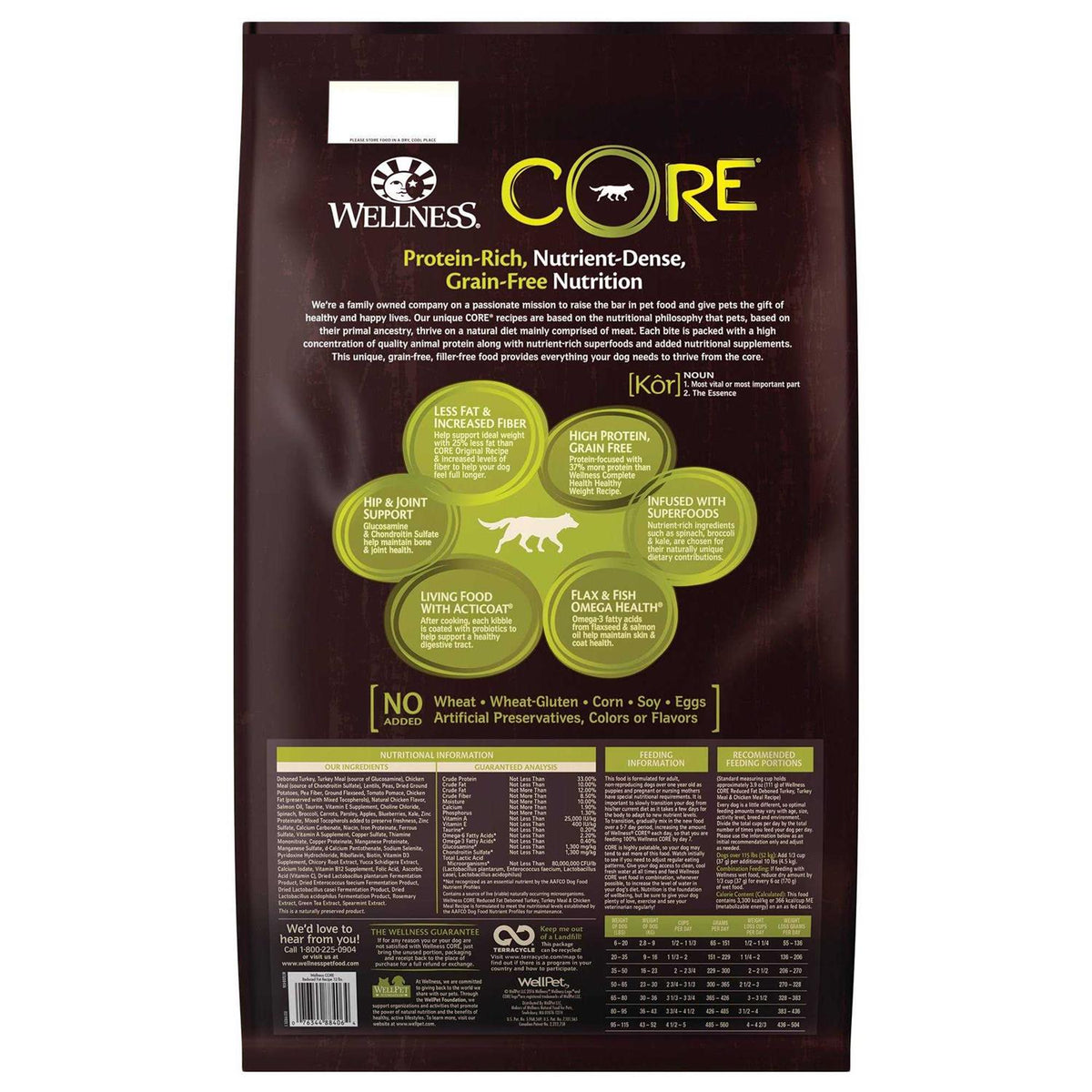 Grain-Free Reduced Fat Dry Dog Food A5828