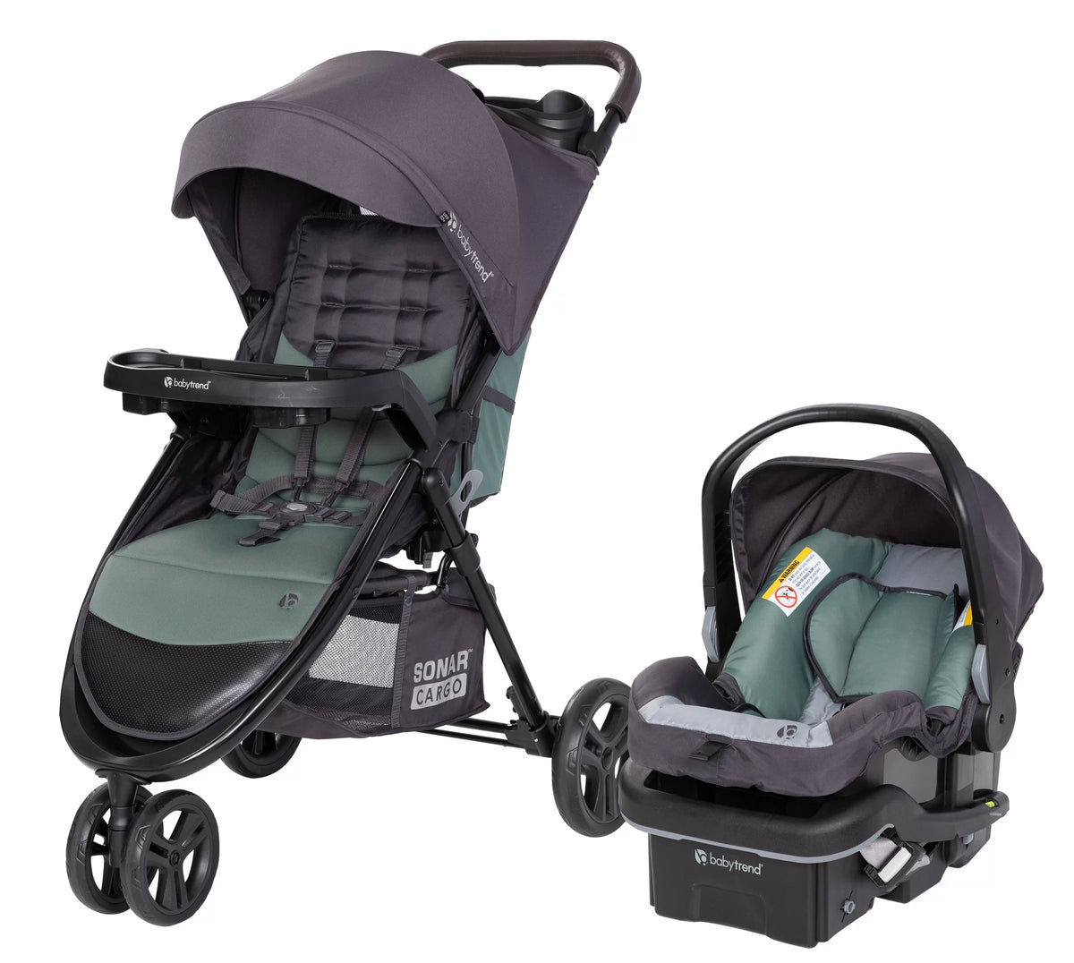 3-Wheel Travel System with Infant Car Seat J9384