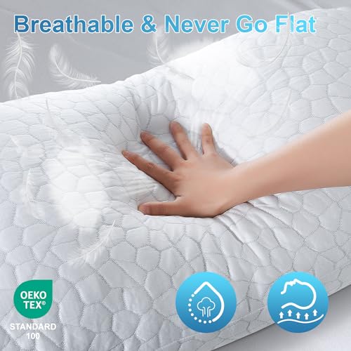 Shredded Memory Foam Cooling Pillows King Size 2 Pack U33144