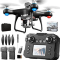 Drone with Screen Controller, Brushless Motor, Optical Flow Localization, Obstacle Avoidance, Black E594