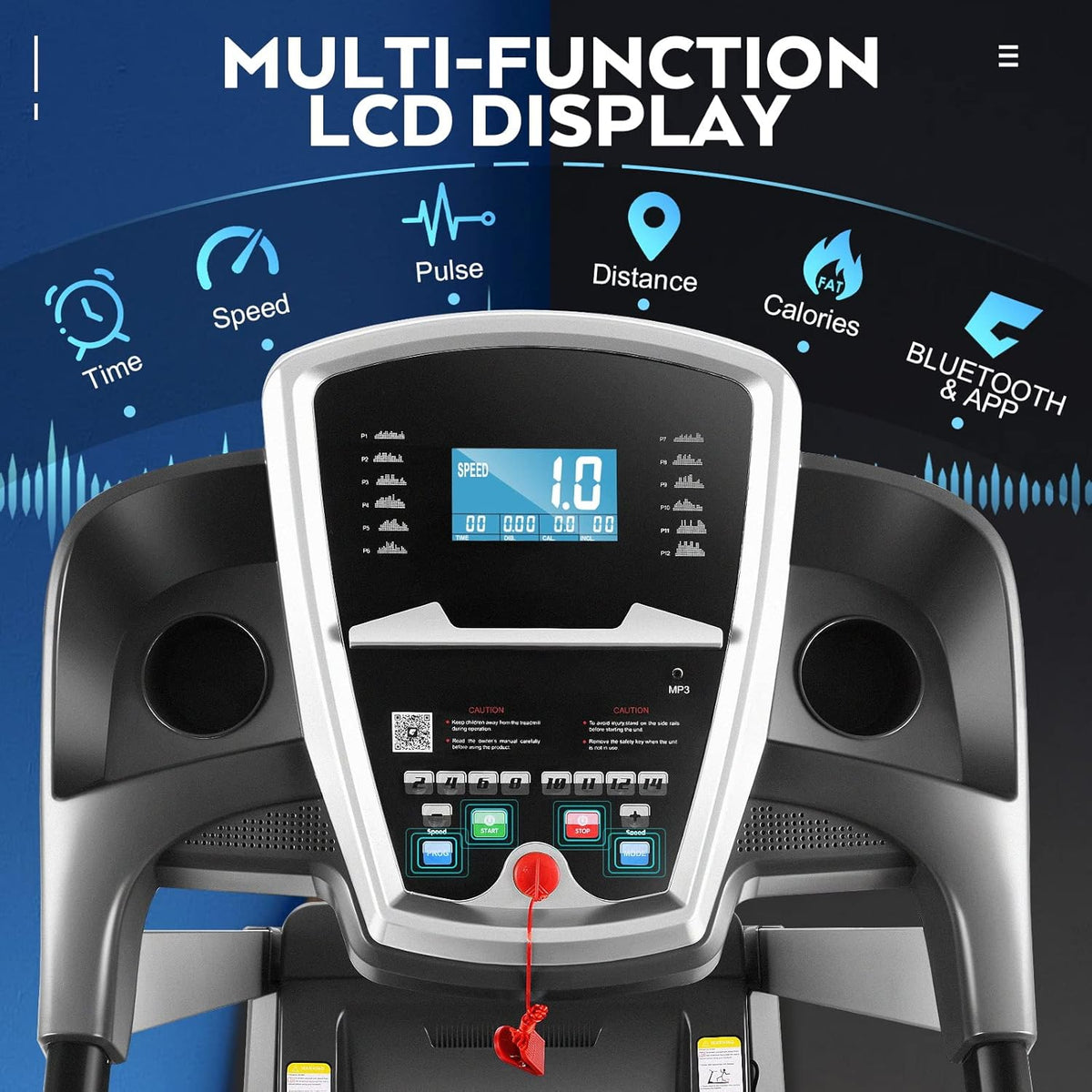 3.0 HP Electric Treadmill with Incline X810