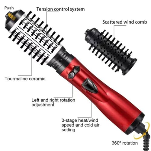 3-in-1 Rotating Hot Air Hair Styler and Dryer M448353