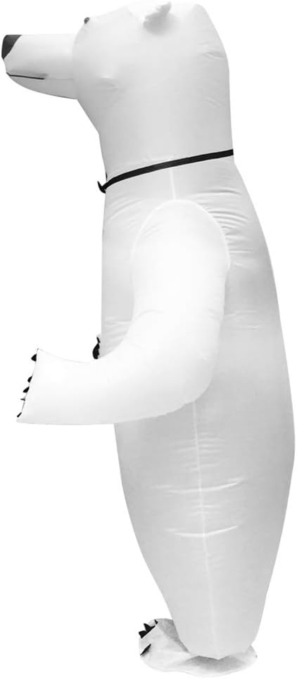 White Inflatable Polar Bear Costume J332