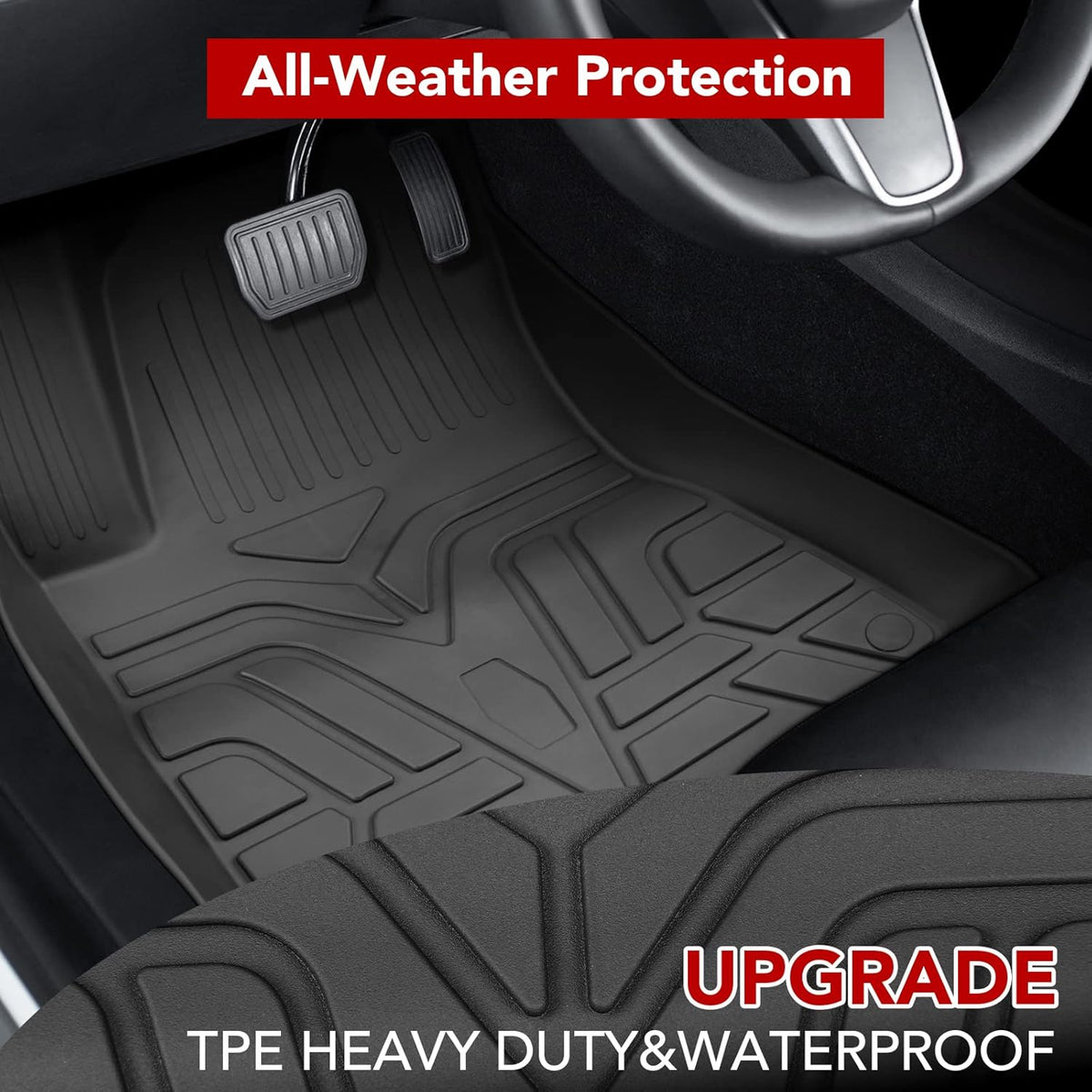 Model 3 TPE All-Weather Floor Mat Set H561