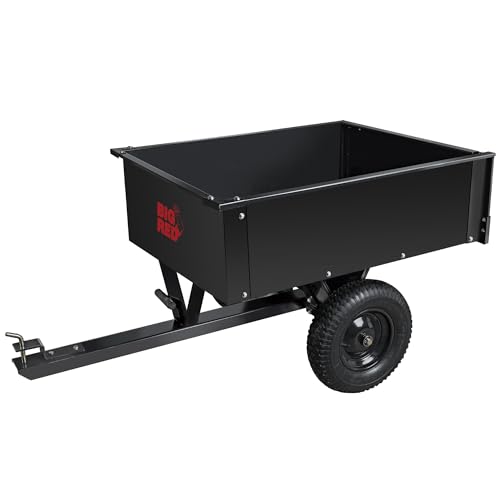 Heavy Duty Steel Dump Cart, 450lbs, 10 cu.ft Capacity V831