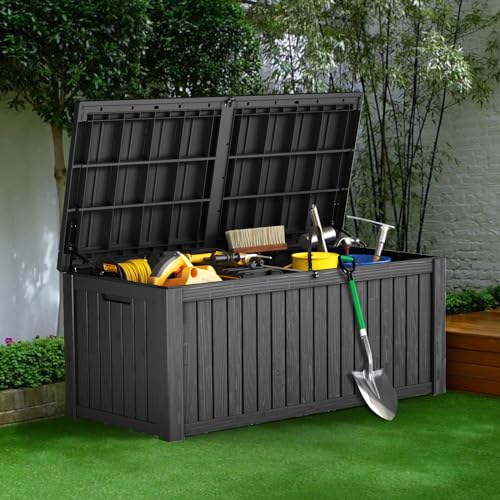 Gray UV Resistant Outdoor Storage Box X401