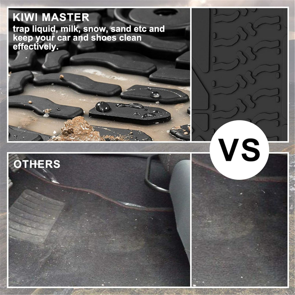 Cargo Mat Liner for 2015-2018 Wrangler JK 4 Door All Weather Rear Trunk Tray U309