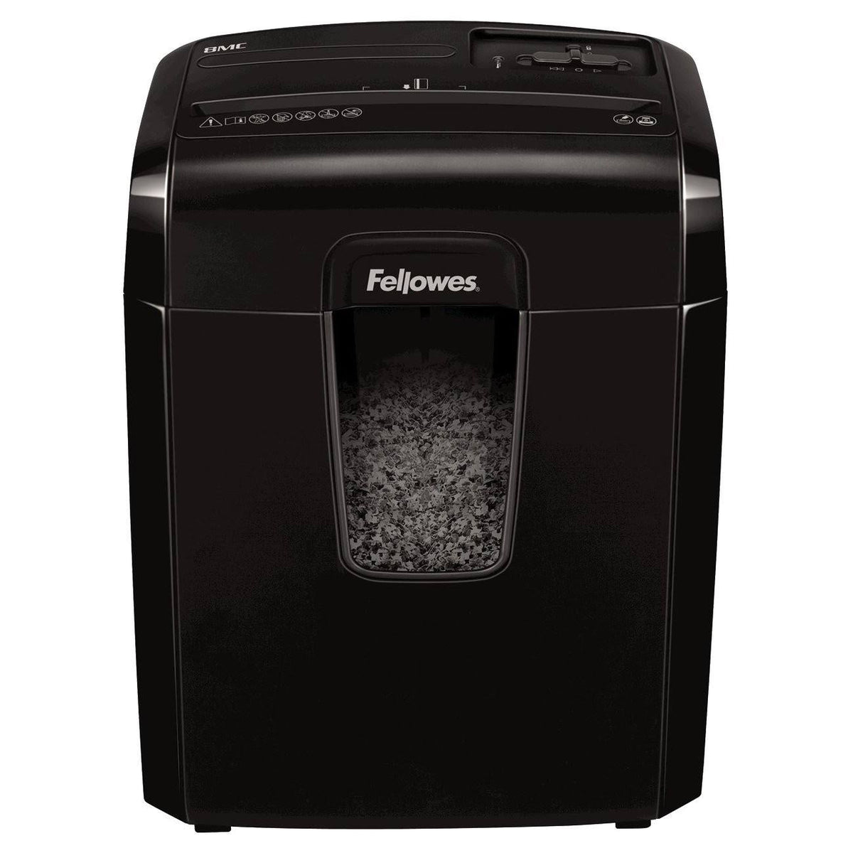 MicroCut Shredder with Wastebasket, 8 Sheet Capacity - Black Y66020
