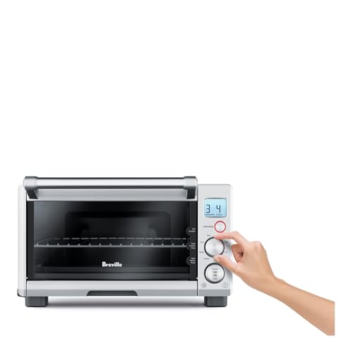 Compact Smart Oven Countertop Toaster Oven, Brushed Stainless Steel F66069