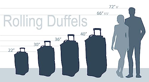 Navy 40-Inch Rolling Duffel Bag A106213