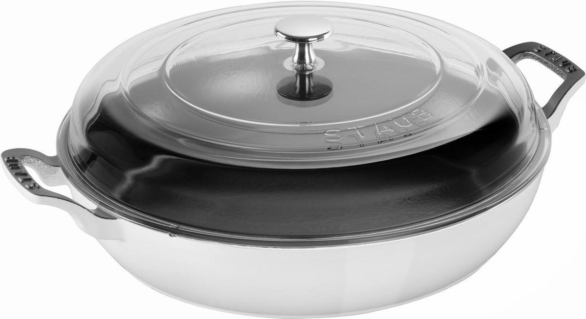 Cast Iron 3.5-Quart Braiser with Glass Lid G9583
